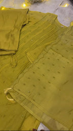 P007_Lemon green Mulchanderi Salwar set